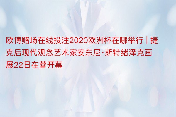 欧博赌场在线投注2020欧洲杯在哪举行 | 捷克后现代观念艺术家安东尼·斯特绪泽克画展22日在蓉开幕